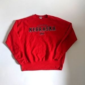 Nebraska Huskers VTG Throwback Long sleeve Crew neck